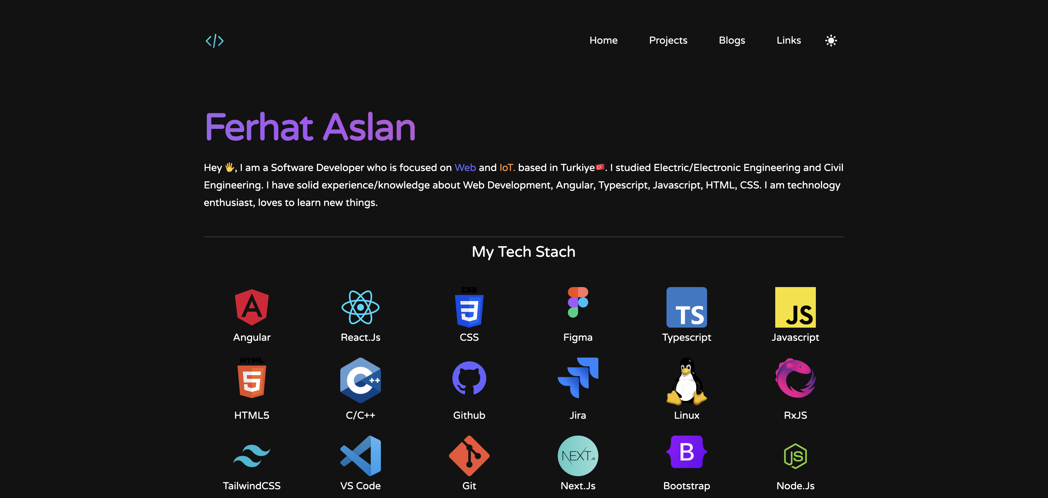 NextJs Portfolio Website