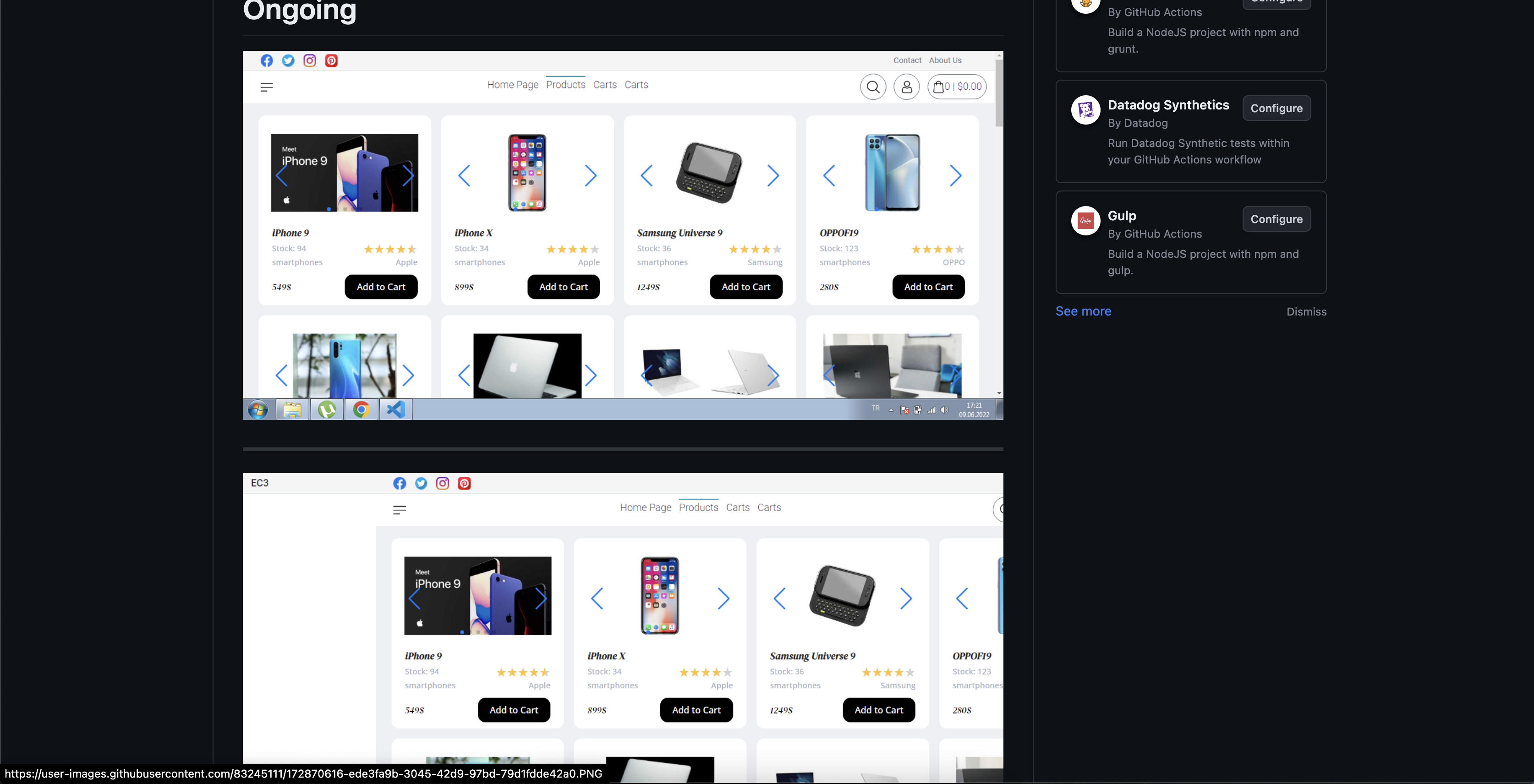 MEAN E-Commerce Project (MongoDB-ExpressJS-Angular)